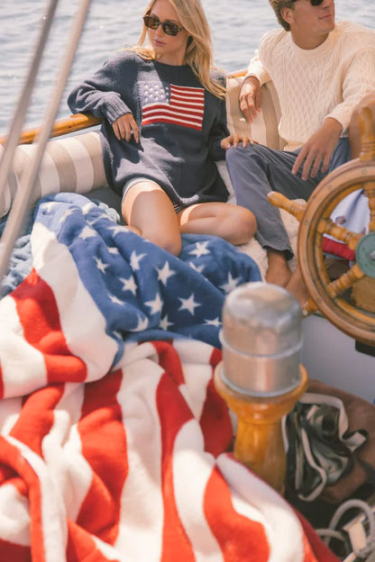 Lush Flag Blanket